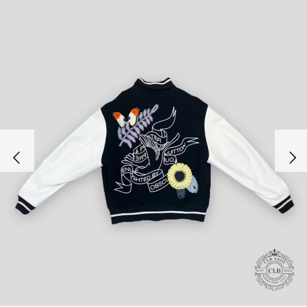 A varsity jacket